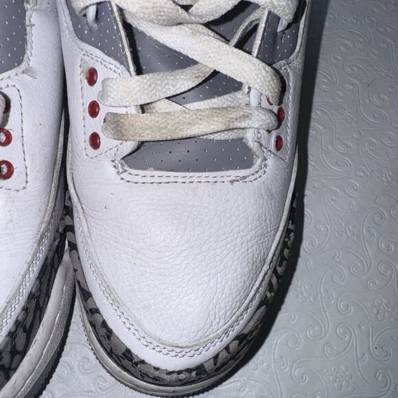 Jordan 3 Retro Mid Fire Red Size 7Y DM0967-160 - Picture 9 of 14